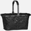 reisenthel - carrybag frame Glossy Dots Black - Einkaufskorb , 22 l