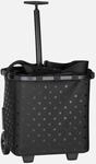 reisenthel - carrycruiser Glossy Dots Black - Einkaufstrolley , 40 l