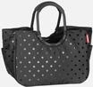 reisenthel - loopshopper L Glossy Dots Black - Einkaufskorb , 25 l