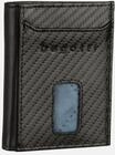 Bugatti - Secure Slim Mini 1490C Schwarz - Kartenetui , 0.1 l
