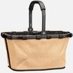 reisenthel - carrybag frame Raffia Black - Einkaufskorb , 22 l