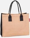 reisenthel - daily Raffia Black - Shopper , 25 l