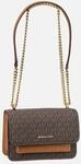 Michael Kors - Claire SM Xbody MK Signature Brown/Acorn - Abendtasche , 1.5 l