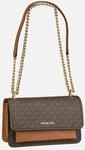 Michael Kors - Claire LG Shoulder MK Sig Brown/Acorn - Umh&auml;ngetasche ,