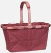 reisenthel - carrybag Twist Maroon - Einkaufskorb , 22 l