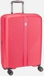 travelite - Air Stripe Trolley 4w M exp. Red - Koffer , 80 l