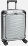 travelite - Millennium Trolley 4W S Front Pocket Silver - Koffer , 40 l