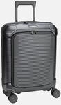 travelite - Millennium Trolley 4W S Front Pocket Black - Koffer , 40 l