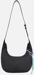 Fredsbruder - Just Flow Round Hobo Black - Hobo Bag ,