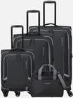 travelite - Corsiica 4w Set Lexp/Mexp/Sexp/BB Black - Koffer , 105 l