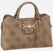 Guess - Janie Logo Girlfriend Satchel Latte Logo - Satchel ,