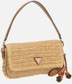 Guess - Ofelia Flap Shoulder 23190 Natural/Cognac - Schultertasche ,