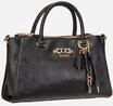Guess - Anise Triple Comp Satchel Black Logo - Satchel ,