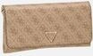 Guess - Noelle II Xbody Flap Organizer Latte Logo/Brown - Clutch ,