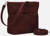 zwei - Mademoiselle M8 Nubuk/Bordeaux - Beuteltasche , 3 l