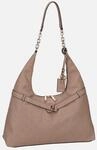 Guess - Ella Logo 46010 Beige Logo - Hobo Bag ,