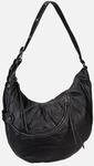 Liebeskind Berlin - Luna Hobo M 3D Leather Black - Hobo Bag , 6,9 l