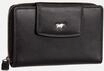 Braun B&uuml;ffel - Golf RFID Zip-Wallet M 15Cs Black - Portemonnaie ,