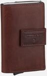 Strellson - Brick Lane C Three E-cage sv8 Dark Brown - Kartenetui , 0.2 l