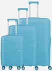 travelite - Pacific Trolley 4w Set L/M/S Light Blue - Koffer , 100 l