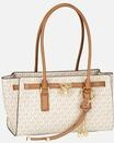 Michael Kors - Hamilton SM EW Shoulder Tote MK SIG Vanilla/Acorn -...