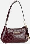 Guess - Carmella Shoulder 25180 Burgundy Logo - Schultertasche ,