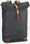 Brooks England - Pickwick Cotton Canvas 26 L Grey - Rolltop Rucksack , 26 l