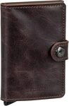 Secrid Miniwallet Vintage in Braun (0.1 Liter), Geldbörse Secrid Miniwallet Vintage in Braun (0.1 Liter), Geldbörse