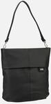 zwei - Mademoiselle M12 Nubuk/Black - Hobo Bag , 7 l