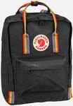 Fj&auml;llr&auml;ven - Kanken Rainbow Black/Rainbow Pattern - Rucksack , 16 l
