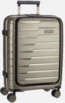 travelite - Air Base 4-Rad Trolley S Vortasche Champagner - Koffer , 43 l