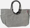 reisenthel - loopshopper L Twist Silver - Einkaufskorb , 25 l