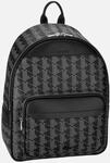 Lacoste - The Blend 3649 Monogram Noir Gris - Rucksack , 19.7 l