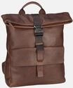 Joop - Loreto Rico Backpack MVF Dark Brown - Rolltop Rucksack , 16.6 l