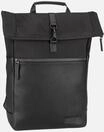 Jost - Riga Courier Black - Rolltop Rucksack , 13.2 l