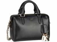 DKNY Paige Sutton Leather SM Duffle in Schwarz (2.7 Liter), Handtasche