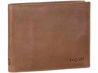 Bugatti Volo Coin Wallet 9 Kartenfächer in Cognac (0.3 Liter), Geldbörse