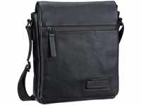 Jost Stockholm Shoulder Bag Flap S in Black (4.2 Liter), Umhängetasche