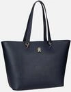 Tommy Hilfiger - TH Emblem Tote Space Blue - Shopper , 19.7 l