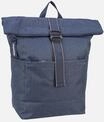 reisenthel - rolltop Herringbone Dark Blue - Rolltop Rucksack , 22 l