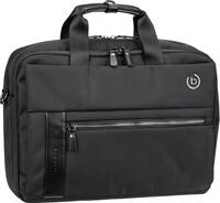 Bugatti Nero Briefcase L in Schwarz (13 Liter), Aktentasche Bugatti Nero Briefcase L in Schwarz (13 Liter), Aktentasche