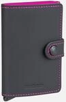 Secrid - Miniwallet Matte Black-Fuchsia - Portemonnaie , 0.1 l