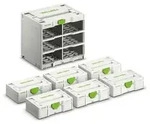 Festool Systainer3 Rack Organizer Set inkl. 6x SYS3 S 76 - 577816