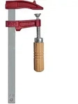 Schraubzwinge bis 400kg Spannkraft - Modell MM mit Holzgriff Spannweite 12-30...