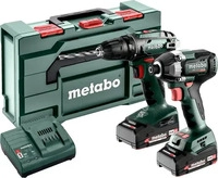 Metabo 685193000, Metabo Akku Maschinen Bohrschrauber Schlagschrauber ComboSet 2.8.1