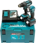 Makita DLX2497J, Makita DLX2497J Akku Schlagbohrschrauber DHP482 LED Lampe 2 x 3,0Ah