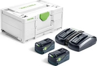 FESTOOL 577707, Festool Energie Set Akkupack DUO-Schnellladeger&auml;t SYS 18V 2x5,0/TCL