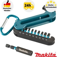 Makita E-15811, Makita Impact Black Bit Set 10 teilig Karabinerhaken Schlagschrauber