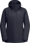 Jack Wolfskin 1115581-1389-XS, Jack Wolfskin Winterjacke Bergland 3in1 (sehr warm,