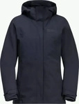 Jack Wolfskin 1116321-1010-M, Jack Wolfskin Ganzjahresjacke Luntal 3in1 (wasser-
